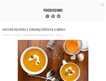 Tablet Screenshot of foodissimo.eu